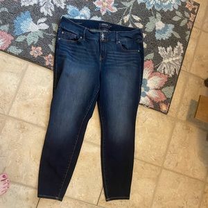 Torrid Skinnies/Jeggings, dark wash